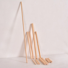 FSC木质diy榉木松木圆木条 实心圆木棍圆棒细木棍装饰 榉木条批发