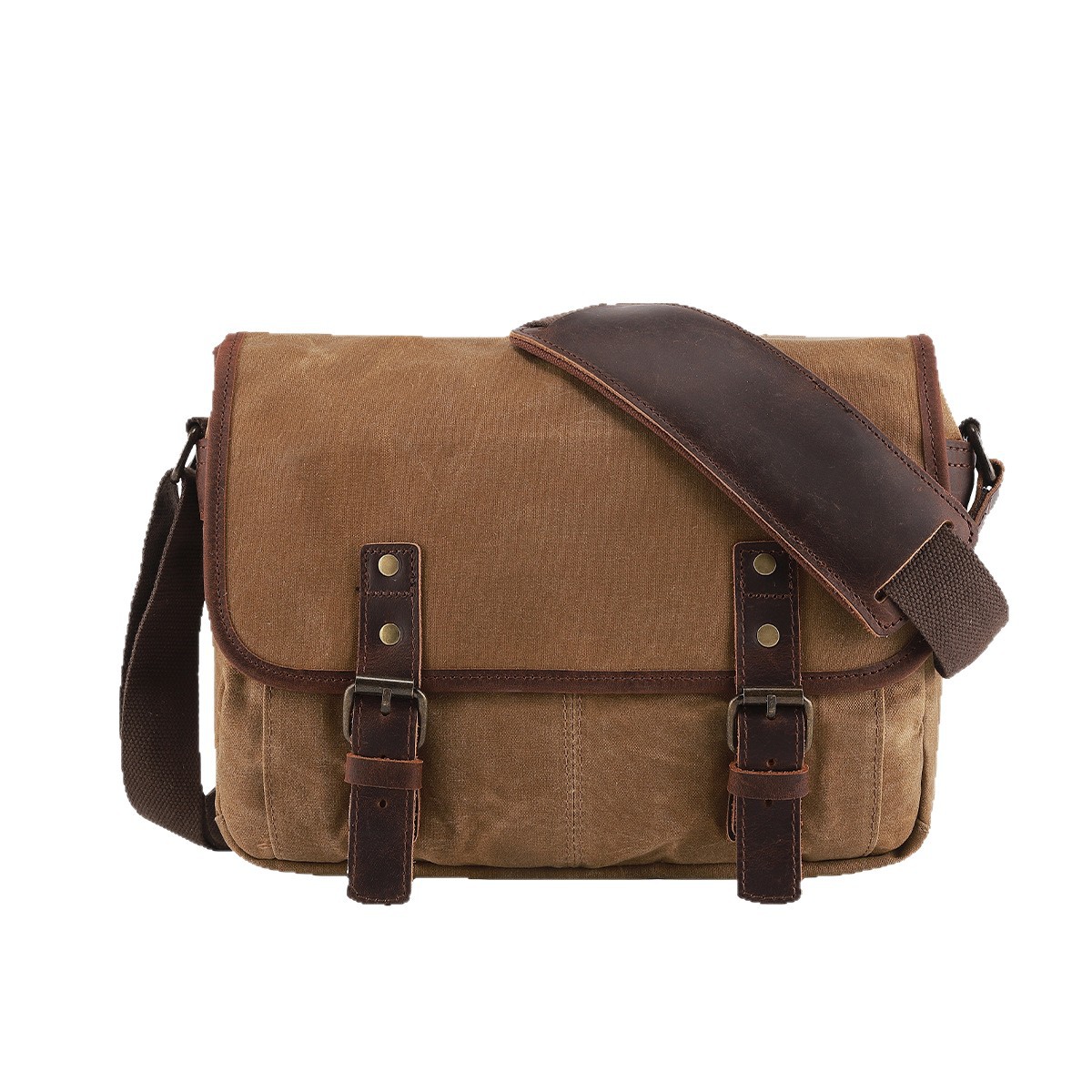 Fábrica directa nueva bolsa de fotografía al aire libre DSLR profesional bolsa de cámara de lienzo de cera impermeable micro bolsa de hombro