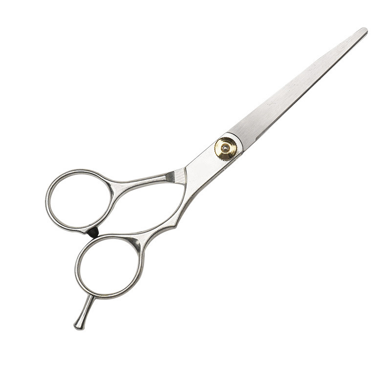 Tijeras para el cabello Tijeras para el cabello Tornillo blanco de 6 pulgadas Tijeras planas Tijeras para dientes Niños adultos para el hogar Tijeras para el cabello
