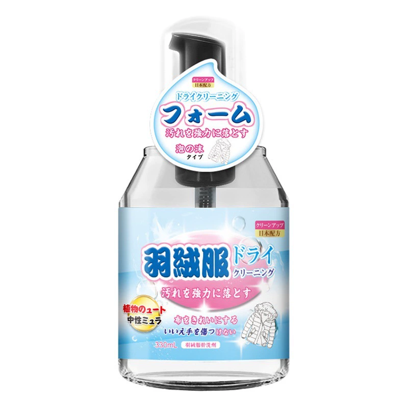 Пуховик, химический лосьон, не оставляя печатной белой одежды