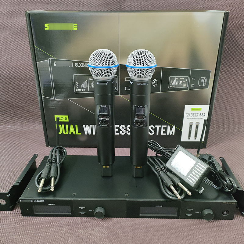 Simsiz mikrofon dəsti SM58 Beta58A səhnə üçün
