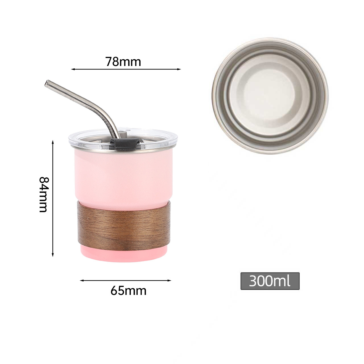 304 acero inoxidable paso taza de café de una sola capa rizado taza de agua portátil al aire libre acampando taza de cerveza de picnic