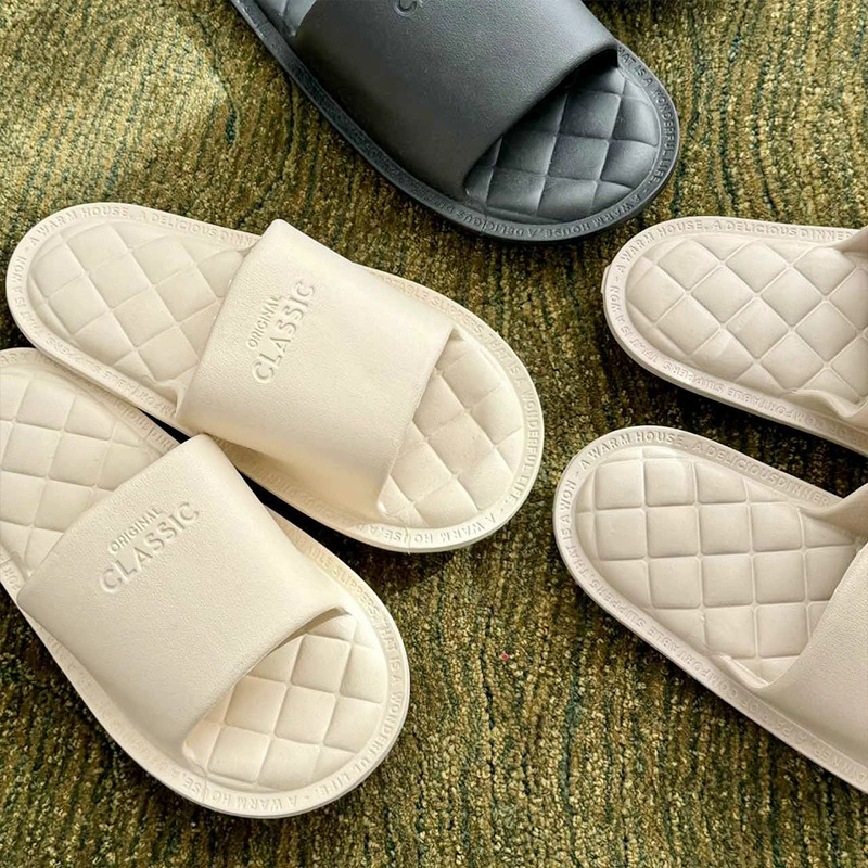 Оптимальные тапочки для женщин, летняя ванная комната, Нескользящие простые домашние немые сандалии eva, пара, мужчины