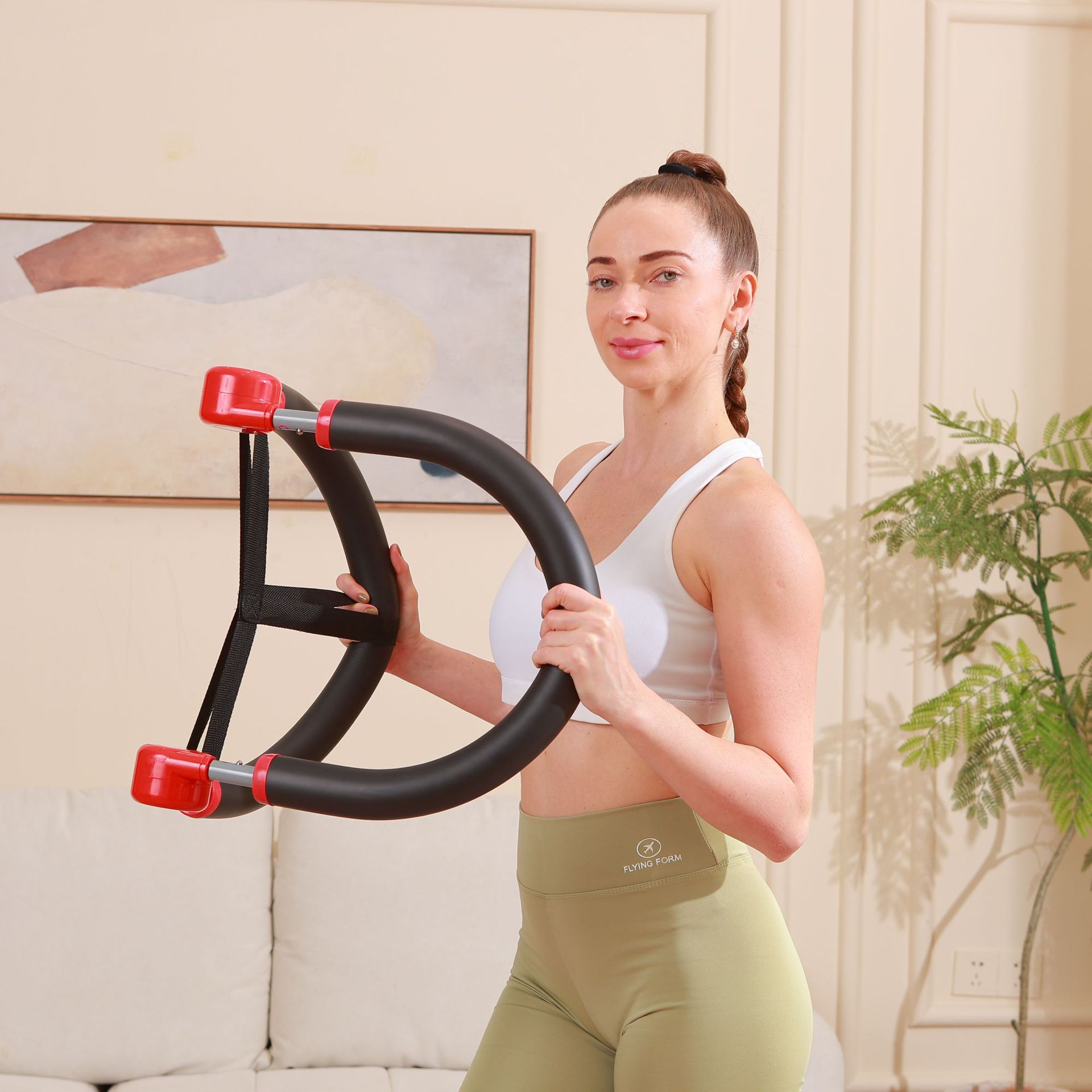 New Sit-Up Abdominal Fitness Equipment, Home Silent Multi-Purpose Abdominal Aerobic Abdominal Tightening Machine
