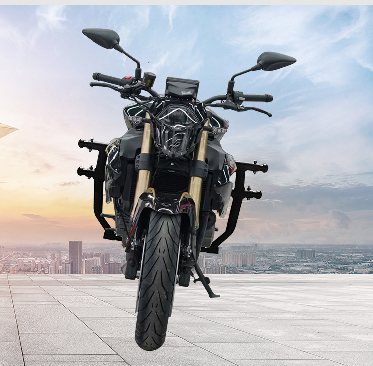 Suitable for Benelli Huanglong 600 crash bars, anti-fall bumpers, Qianjiang Chui 600 spring racing bars, protective modification parts