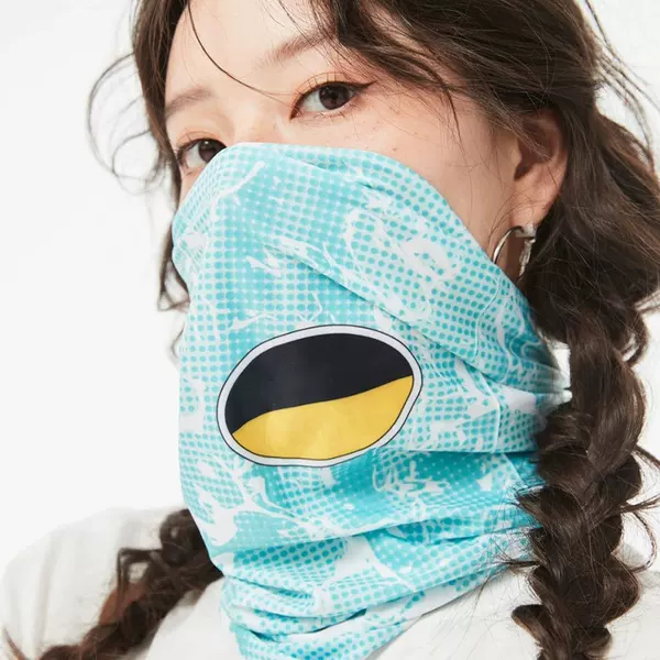 Summer Women's sun protection seamless Ice Silk Magic towel men's and women's outdoor riding collar quick-drying waterproof UV veil