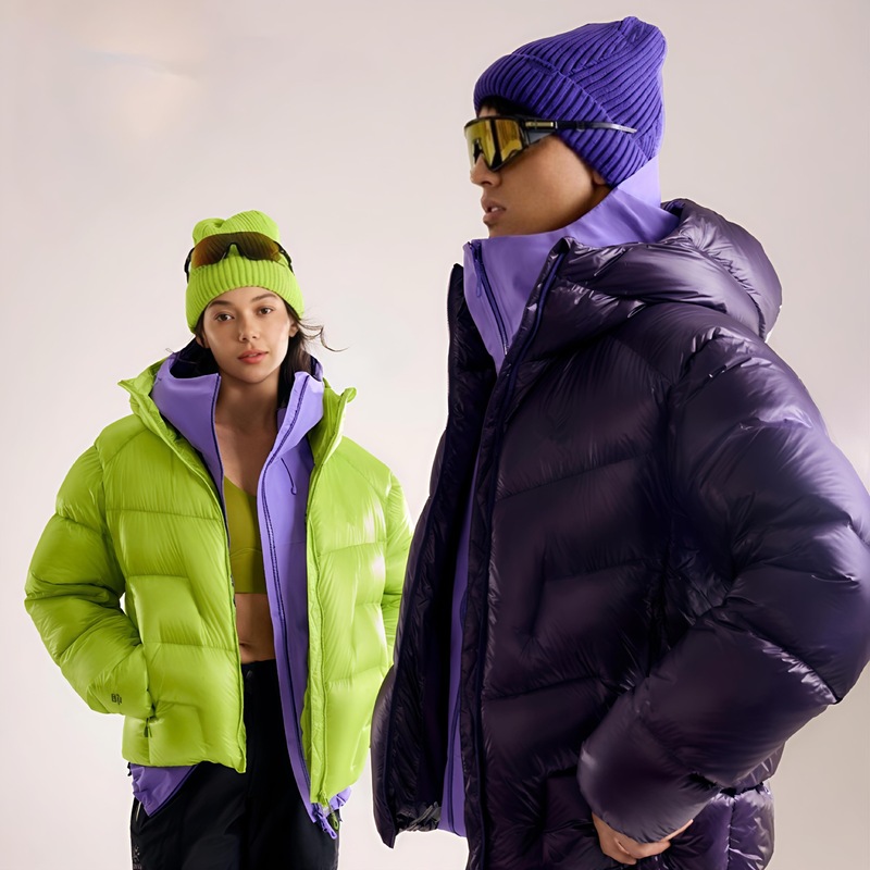 太阳石同款5000GT鹅绒服户外运动雪山加厚天池蓝羽绒服男|undefined