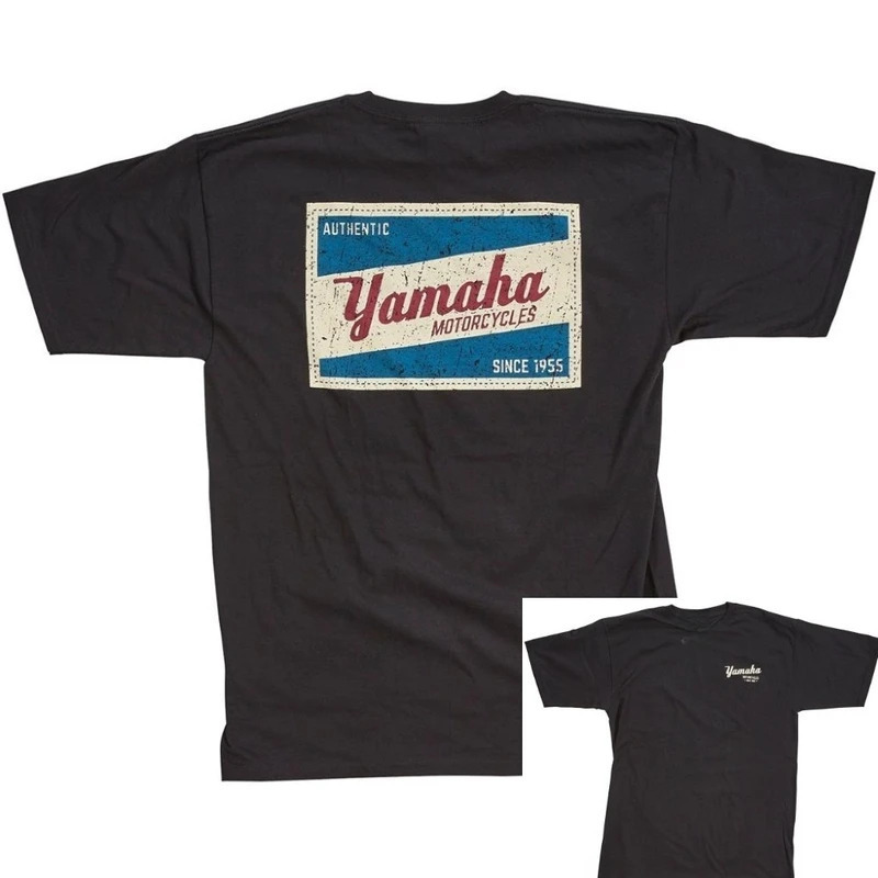 European Size Pure Cotton Yamaha Hot Men's Street Style Printed T-Shirt Yamaha European Size Pure Cotton Yamaha Hot Men's Street Style Printed T-Shirt Yamaha