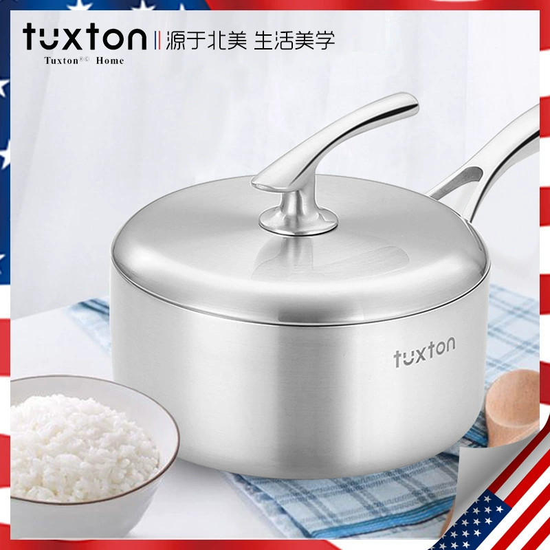 TUXTON креативная кастрюля-лодка для прикормов, 304 нержавеющая сталь, кухонная бытовая для варки молока и каши, маленькая молочная плитка, производитель
