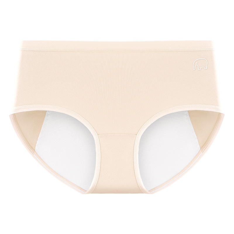 La ropa interior menstrual de la tía grande de cintura media de algodón puro aumenta y ensancha, a prueba de fugas, pantalones fisios de elefante ligeros y transpirables, refrescantes image 10