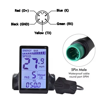 Elektromobil cihazları Battery Modification Accessories Lcd-M5