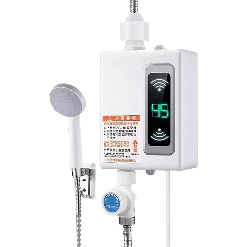 Энергосберегающий электрический водонагреватель с постоянной температурой Бытовое Купание Мгновенный электрический прибор Мини-маленький быстрый горячий арендный домашний душ