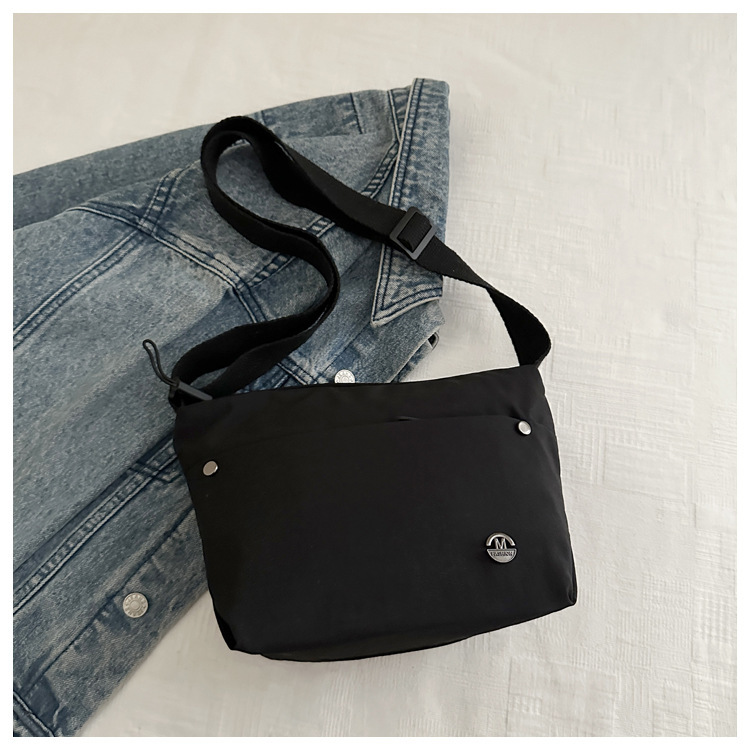 89g Weight Nylon Lining Material Zipper Closure Type Single Shoulder Strap Strap Type Shoulder Bag, Crossbody Bag Bags Type Casual Occasion Nylon Material Solid Color Pattern All Seasons Season Women's Gender Basic, Classic Style Style Square Shape Women's Nylon Solid Color Basic Classic Style Square Zipper Shoulder Bag Crossbody Bag 10