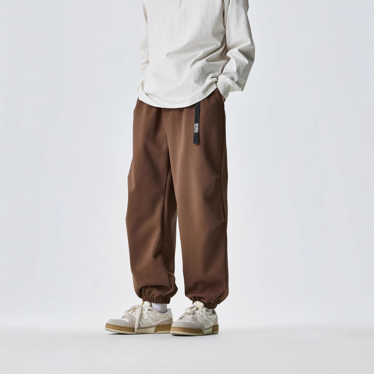 plus size 2025 Mountain Outdoor Functional Feet Tooling Pants Men's Spring New Leisure Sports Hiking Parachute Pants