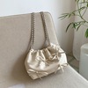 Chain with bow, shoulder bag, fresh one-shoulder bag