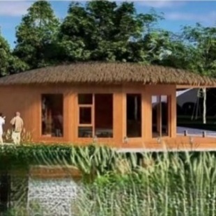 Scenic Spot Accommodation Wooden House Southeast Asia B&B Wooden House Internet Celebrity Check-In Place