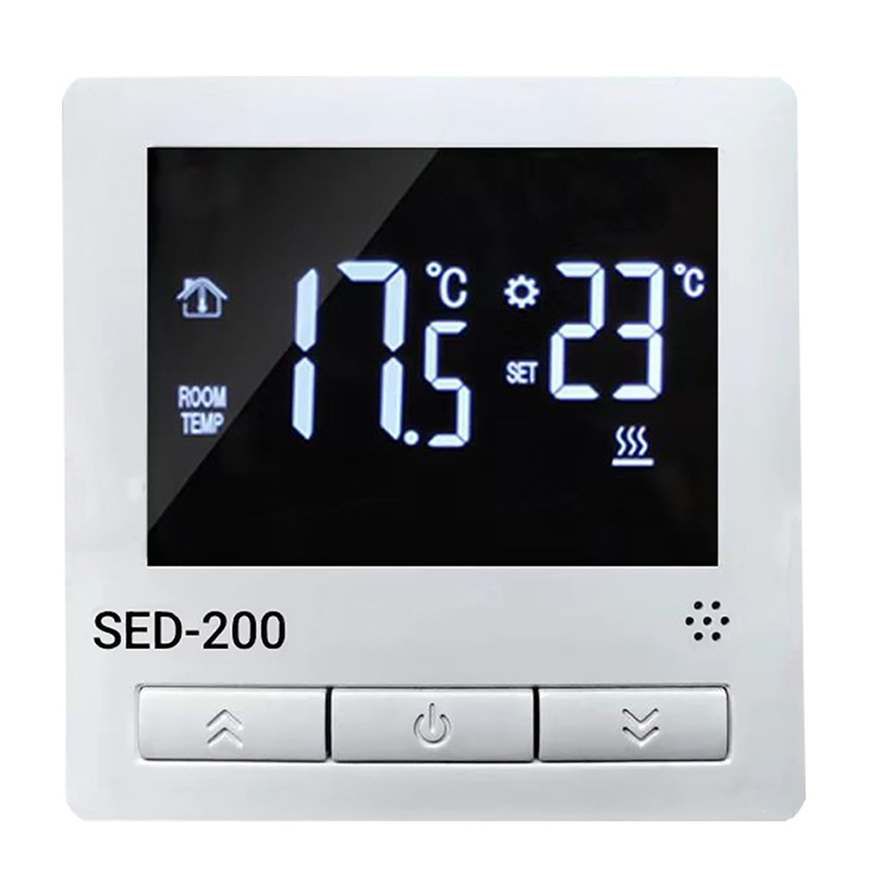Ground mounted 86 box switch electric heating thermostat SED-200 electric heating film heating cable floor heating thermostat