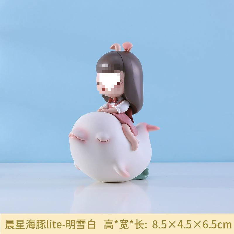 Mi life Jia Xiaoou милый маленький зверёк кот генерал дракон медведь искусство прилив играющая девушка настольный автомобиль