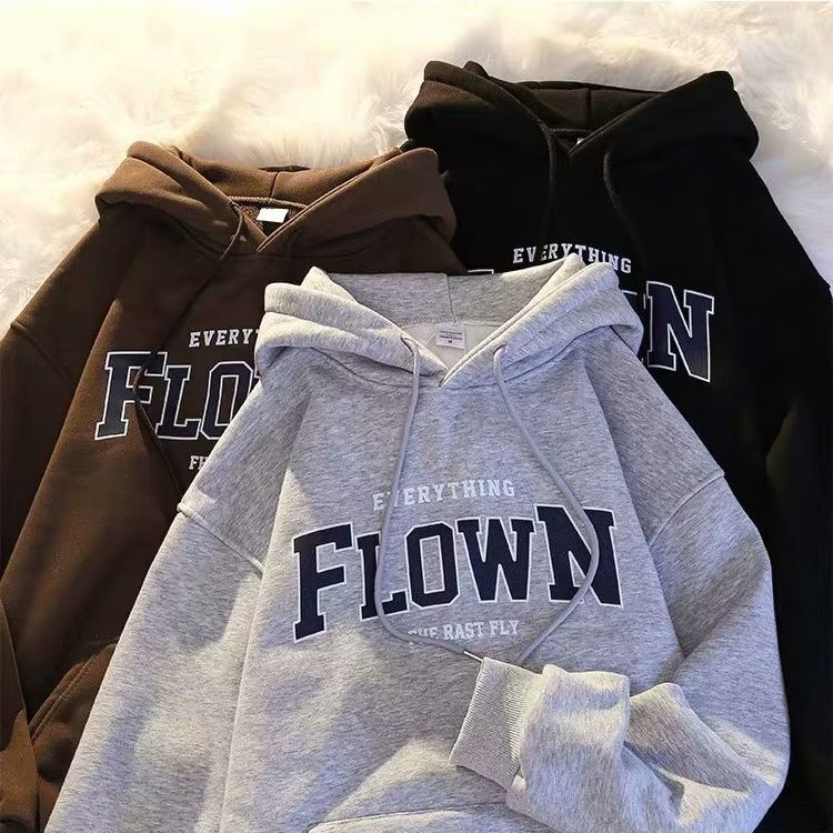 American fashion brand hooded sweater men's Spring and Autumn New Sports loose all-match top clothes autumn and winter couple coat American fashion brand hooded sweater men's Spring and Autumn New Sports loose all-match top clothes autumn and winter couple coat