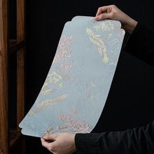 垫泡茶工布壶干中式手工艺垫桌双面垫杯台布浮雕泡茶茶席织金干禅