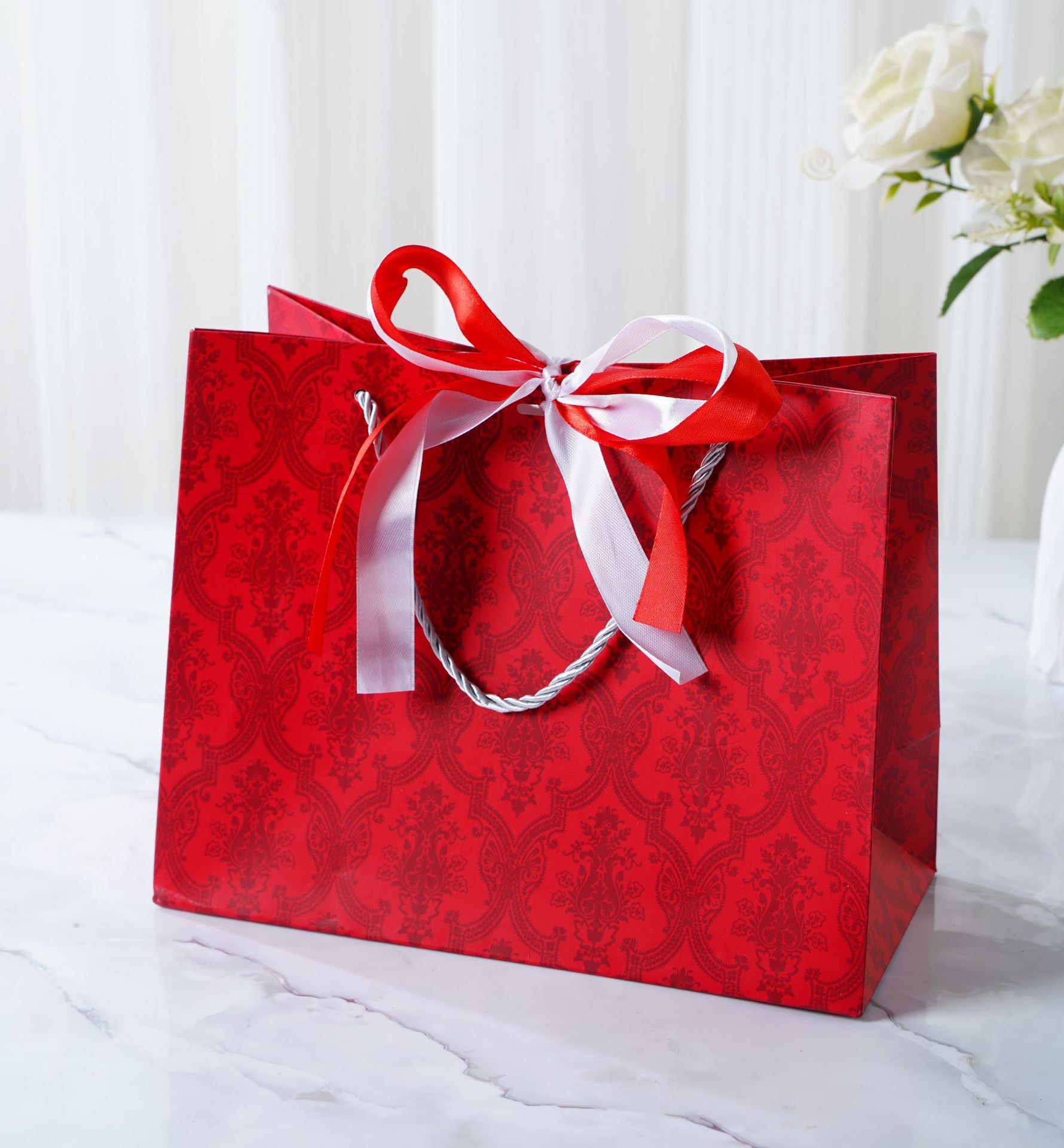 구찌 [빨간색], 흰색 판지 230g, 미니 사이즈 15*14*7