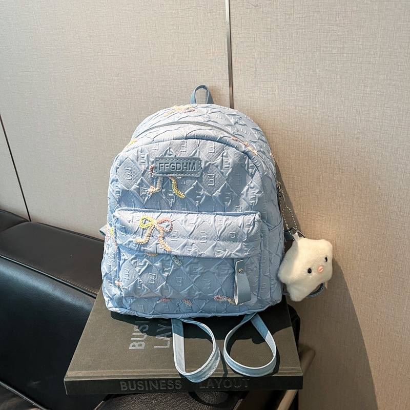 2025 mochila escolar de verano, niña de secundaria, mochila pequeña, niña de viaje, estudiante universitario, mochila de celebridades de Internet, salvaje coreano