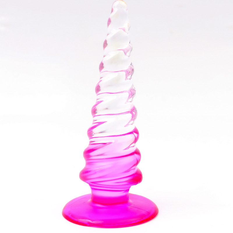 Jelly Anal Plug with Graduated Beads, Flexible TPE Beginner Anal Trainer — detail image 6