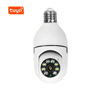 Factory 300W Bulb Camera Monitoring Home Wireless Wifi High-Definition Panoramic Rotating 4g Graffiti Camera