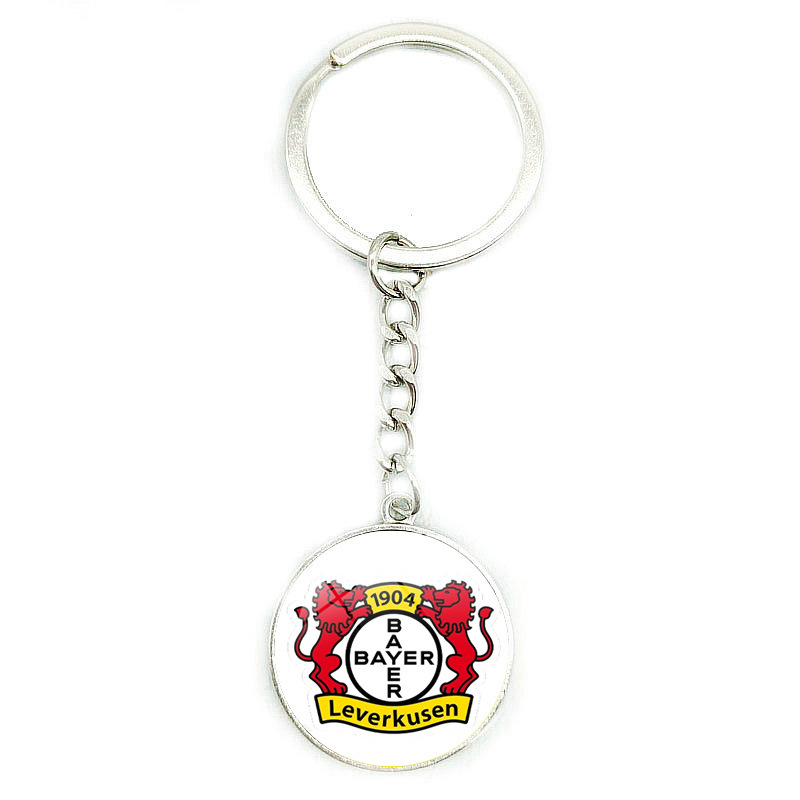 Serie A La Liga Bundesliga Premier League Ligue 1 Equipo de fútbol Emblema Tiempo Gema Llavero Colgante de coche Producción del equipo