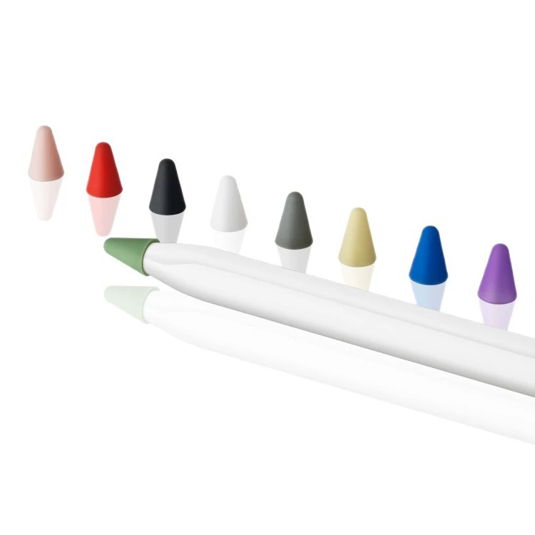 Подходит для поколения стилуса Apple Pencil, защитноеcolor наконечник силиконовый для iPad Pencil 1/2 поколения