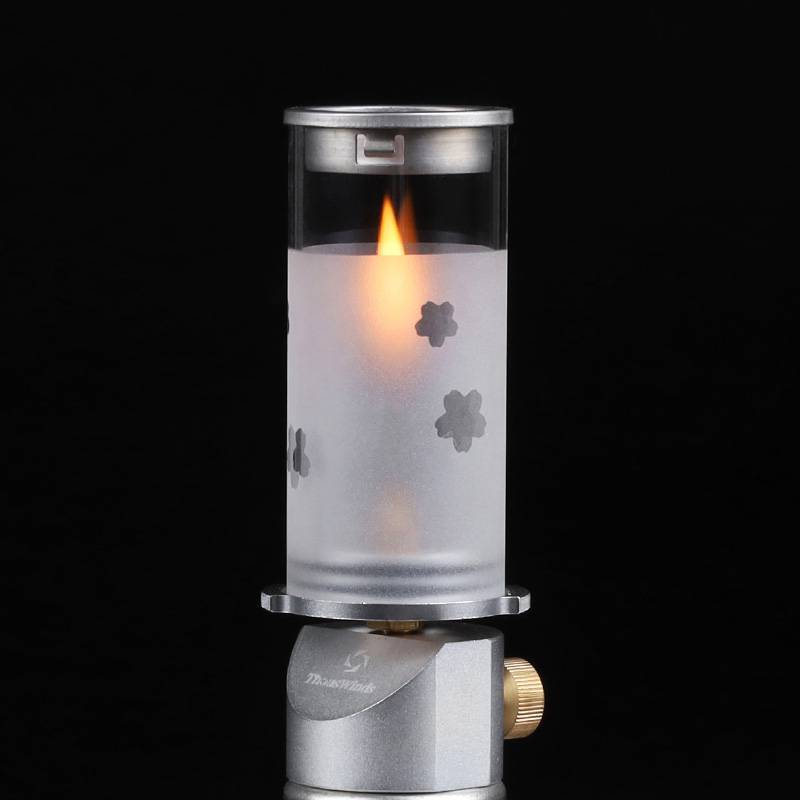 실버 스트레이트 젖빛 벚꽃 가스 램프 TW2007