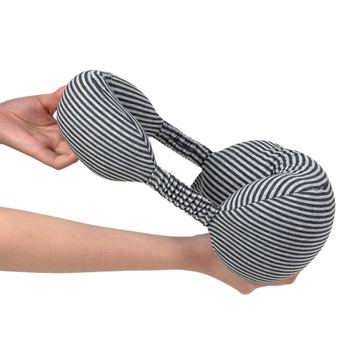 Unprinted striped quality eye mask for sleep, blackout, travel eye mask, office lunch break headrest, eye mask, Tianzhu cotton