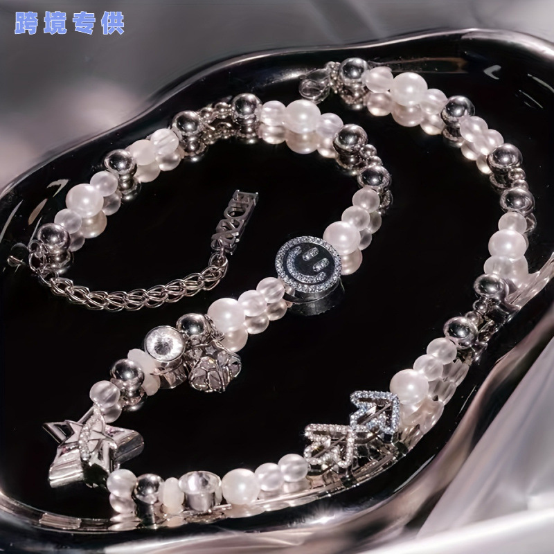 Fashionable Necklace One Fashionable joyful Face poin跨境|undefined