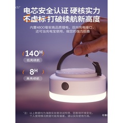 Wenwei ポータブルキャンプ充電式テントライト屋外照明電球超長バッテリー寿命ハンギングライト緊急超高輝度野生卸売