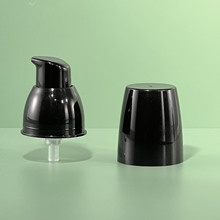 厂家供应18牙粉泵乳液按压泵头哑面工艺BB霜粉底液塑料按压泵压头