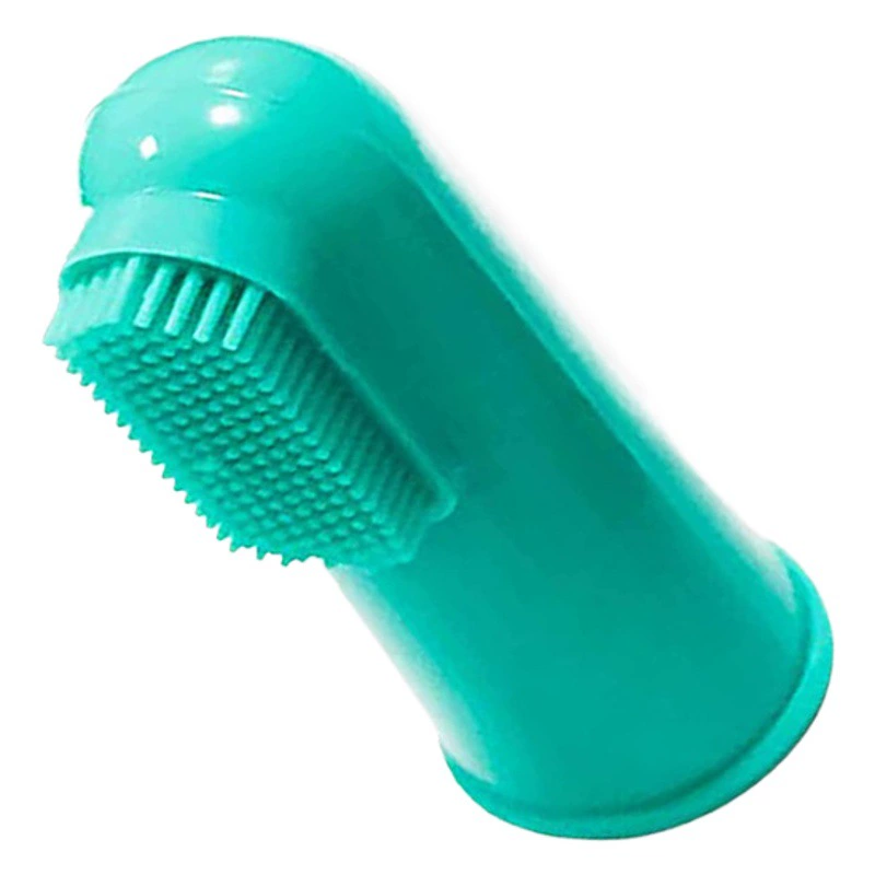 Щетка для собак кошка домашних животных чистка зубов палец рукав ПЭТ инструмент для чистки полости рта палец зубная щетка