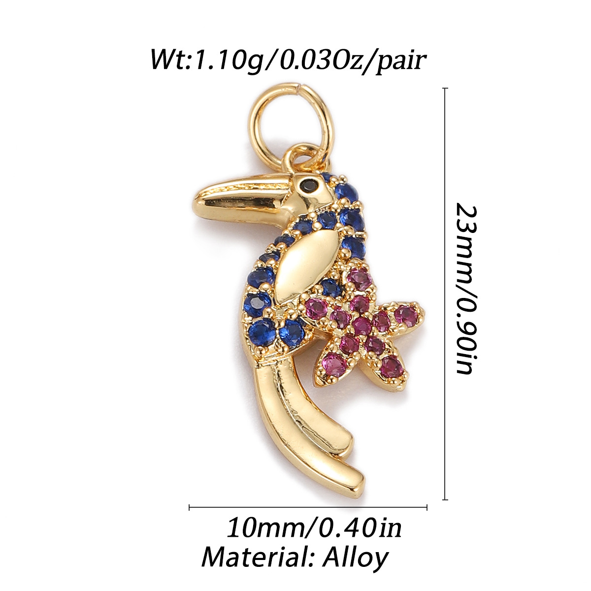 7g Weight Vacuum Plating Gold Plating Process Pendant Jewelry Making Type 19*15mm, 29*20mm Jewelry Making Size Gold Plated Plating Material Zircon Inlay Material DIY Jewelry Accessories Classification 1 Piece Quantity Copper Material Jaguar, Butterfly, Elephant Pattern Plating, Inlay Design Basic Style 1 Piece 19*15mm 29*20mm Copper Zircon Gold Plated Jaguar Butterfly Elephant Pendant 4