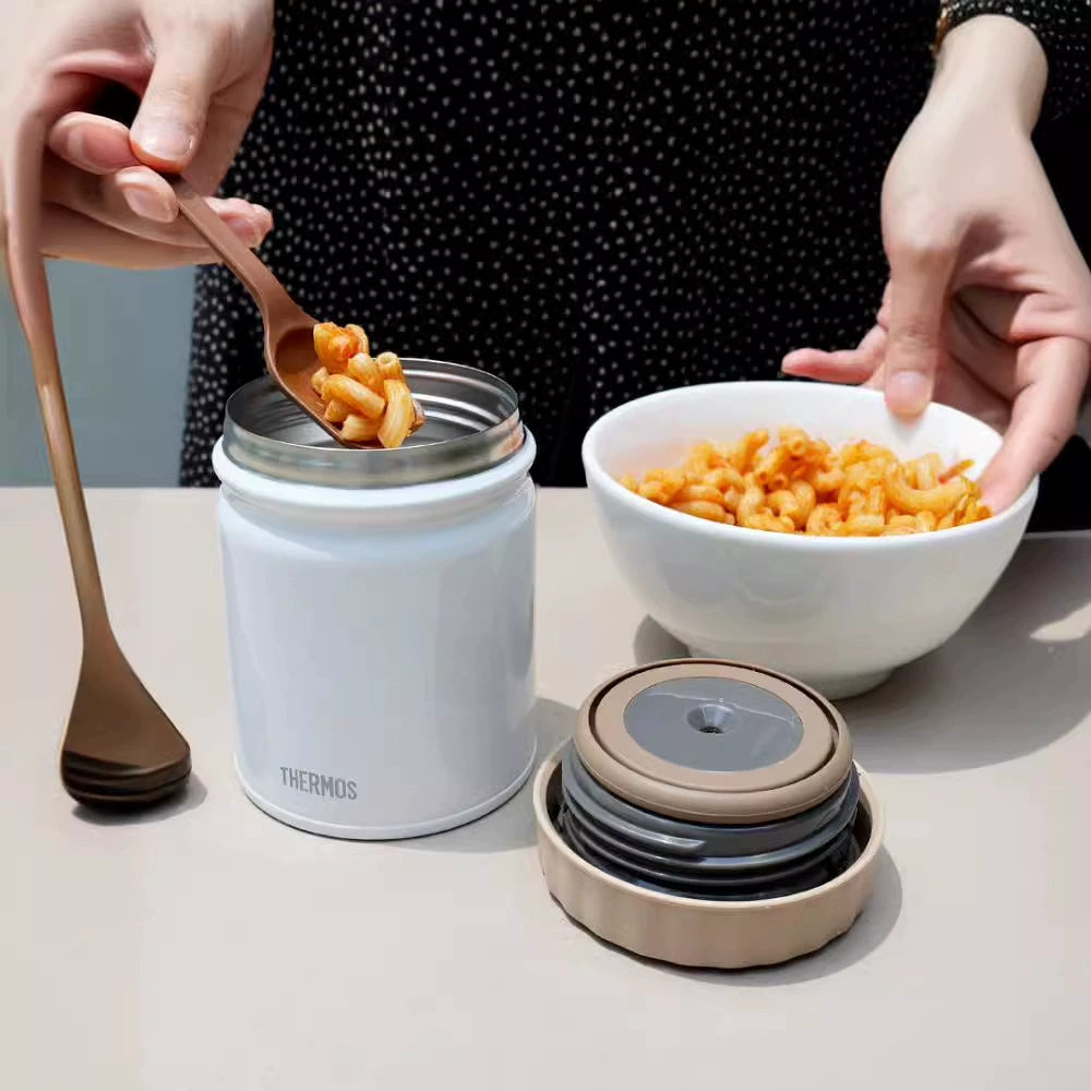 Measuring cup, children's thermos for elementary school students for supplementary food, handheld lunch box, new collection, 300400500 ml