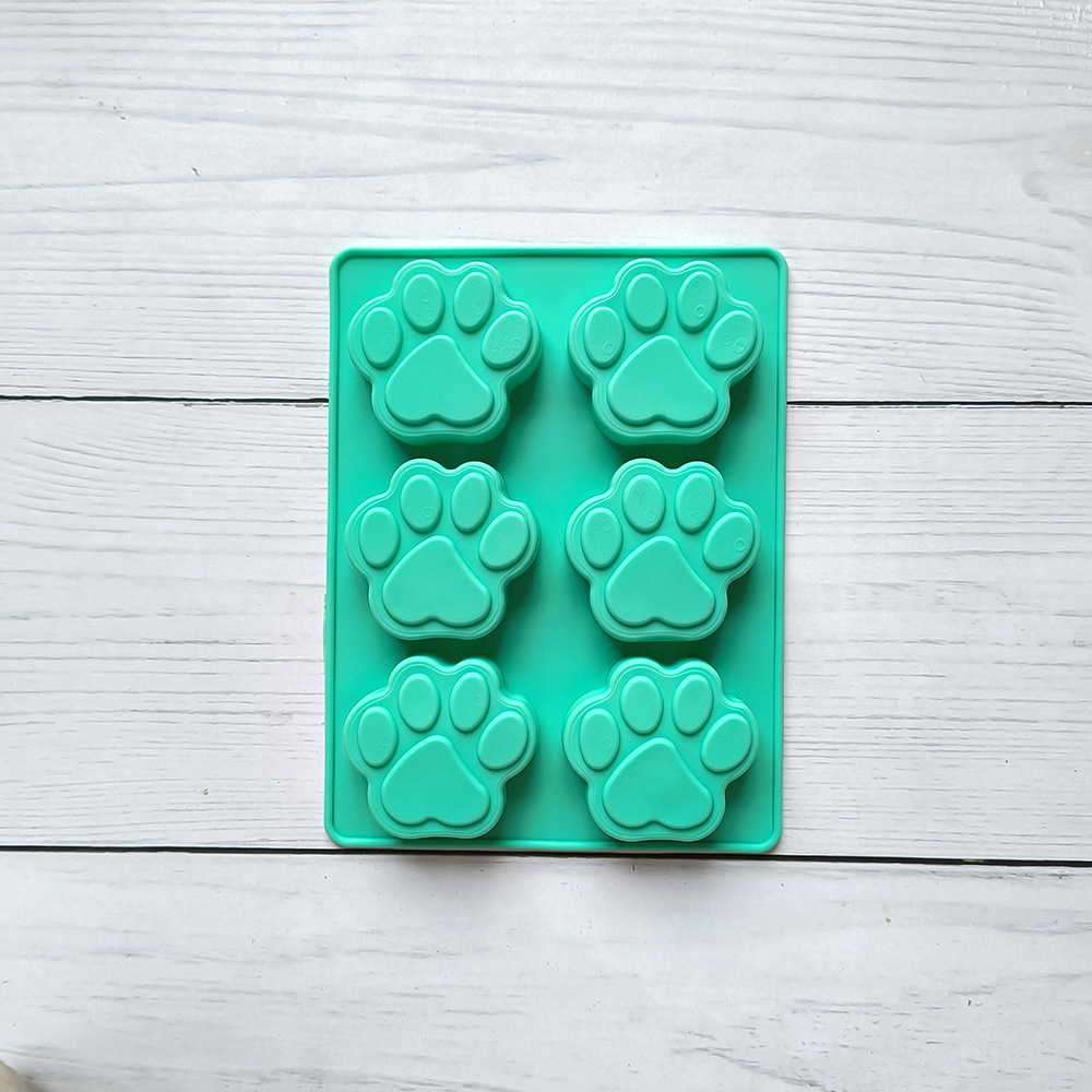 6 garras de gato 315 molde de chocolate de silicona DIY molde de pastel de pudín molde de horneado