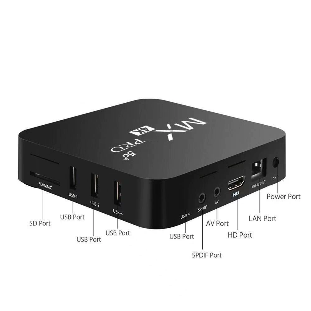 Умная сетевая ТВ‑приставка MX factory PRO 4K плеер TVBOX для телевидения