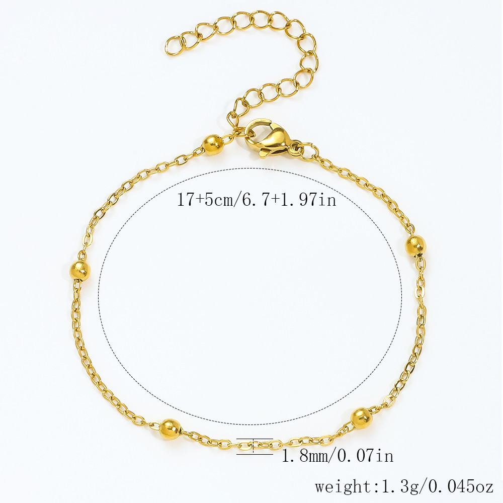 골드 [1.8 해머 크로스 비즈] 17+5cm