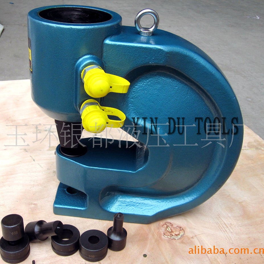 CH-80 双作用液压冲孔机 50T 槽钢冲孔机 打孔机 液压打孔工具