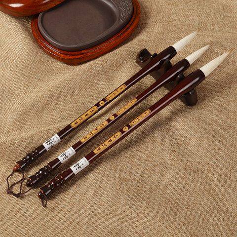 High-grade pure wolf regular script brush does not shed hair for beginners adult Chinese regular script and brush suit