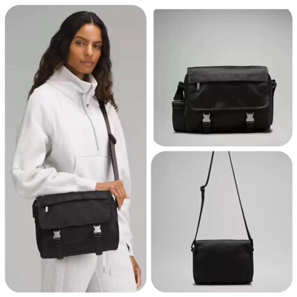 Lululemon Bag Yoga Fitness Men's and Women's Crossbody Bag Lulu6.5L Messenger Bag Shoulder Sports Computer Bag