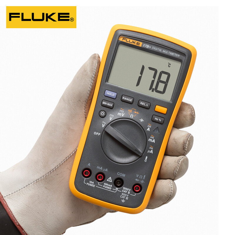 FLUKE/福禄克数字万用表高精度电工专用F15B+17B 18B 12E+便携式