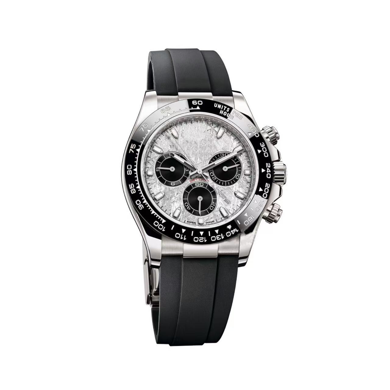 Reloj de la serie Laojia Dituna transfronterizo Panda Di Yacht Mingshi Reloj mecánico automático Green Jindi Daifa