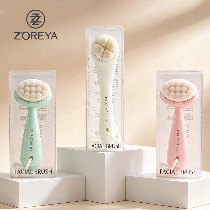 Zhuoerya New Product Cleansing Brush Wholesale Soft-Bristled Makeup Remover and Cleaning Device Pore Blackhead Removal Arched Face Wash Brush Zhuoerya New Product Cleansing Brush Wholesale Soft-Bristled Makeup Remover and Cleaning Device Pore Blackhead Removal Arched Face Wash Brush