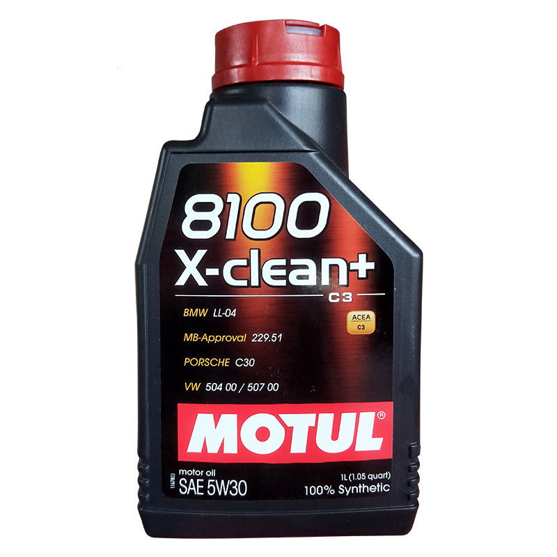 摩特机油8100 X-CLEAN+ C3 5W-30 1升进口全合成汽车发动机润滑油