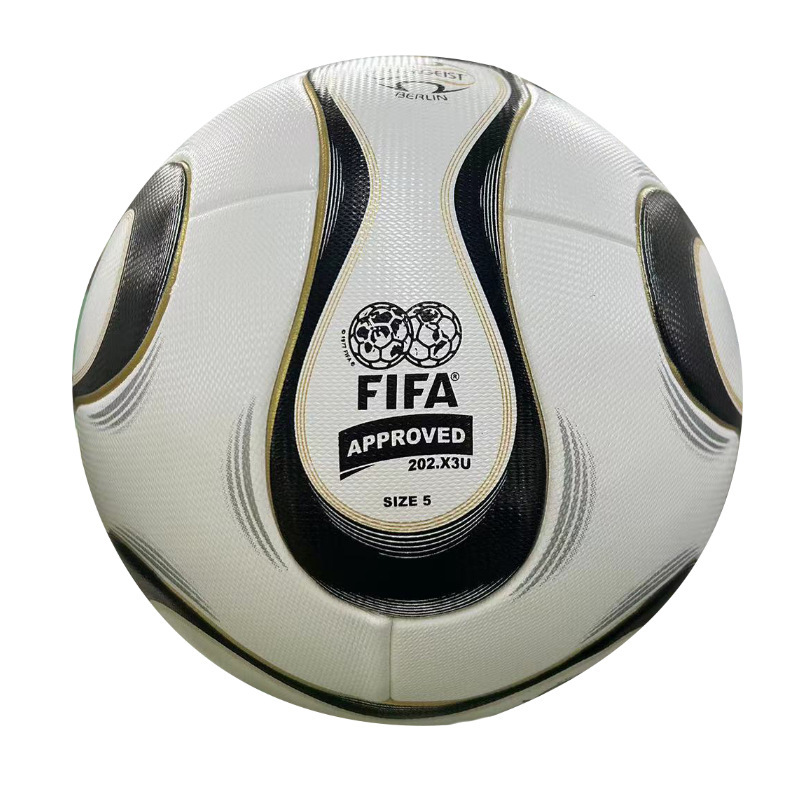 工場卸売り英超欧冠五芒星ワールドカップサッカー青少年訓練耐摩耗PU貼り皮熱接着|undefined