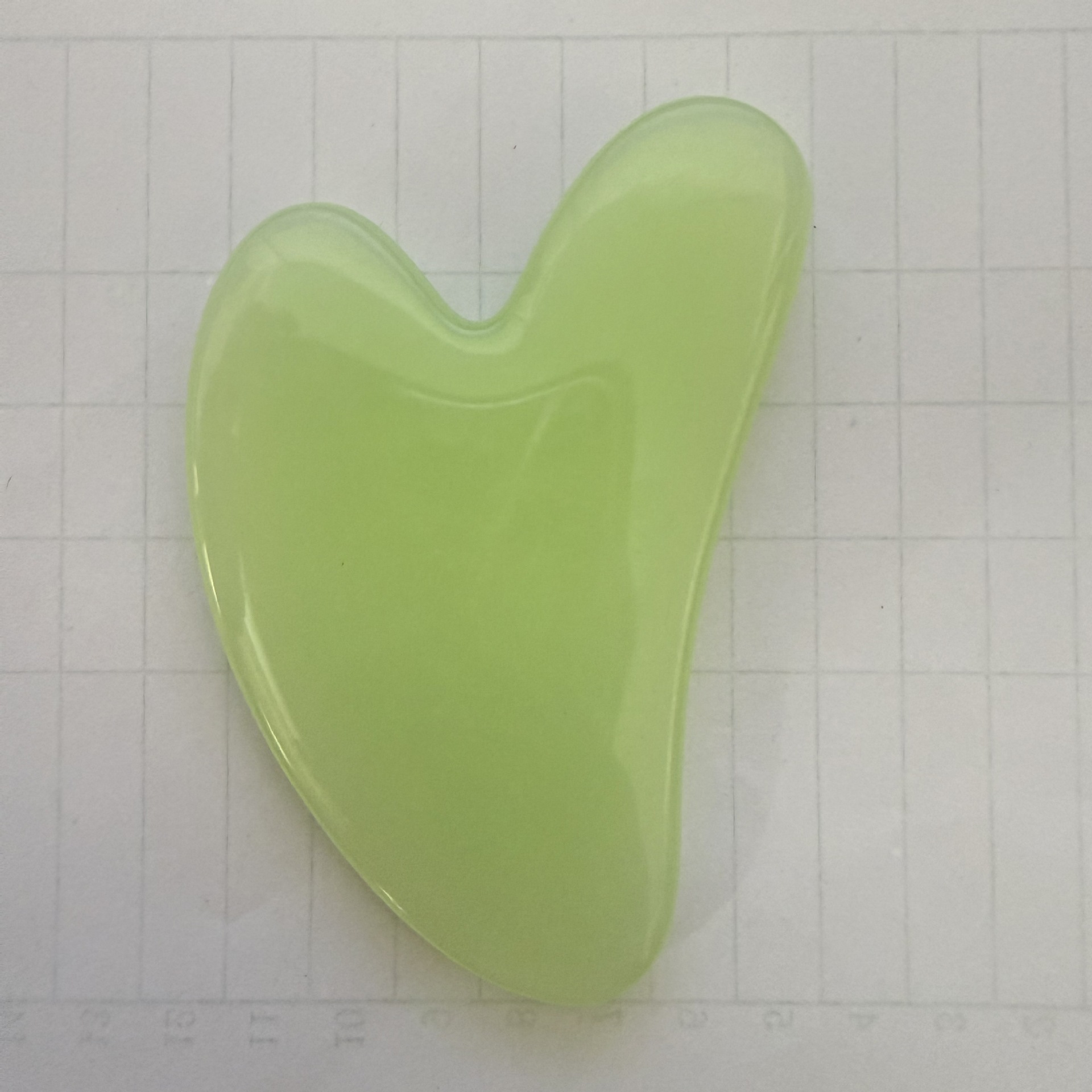 masajeador de rodillos de cristal de polvo en forma de corazón, masajeador de rodillos de doble cabeza, placa de belleza facial de cristal rosa image 18
